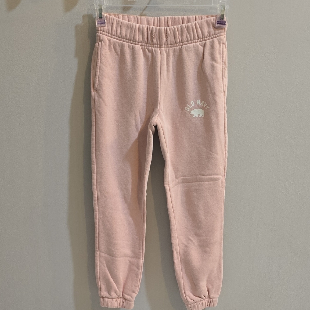Used Girls Size 8 Sweatpants Old Navy Kids Light Pink Sweatpants